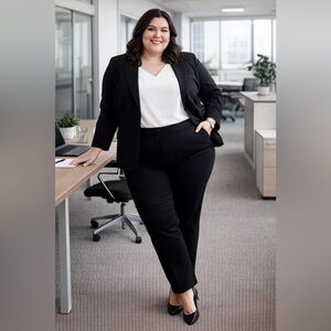 MICHAEL Michael Kors Black Dress Pants‎ Size 16W